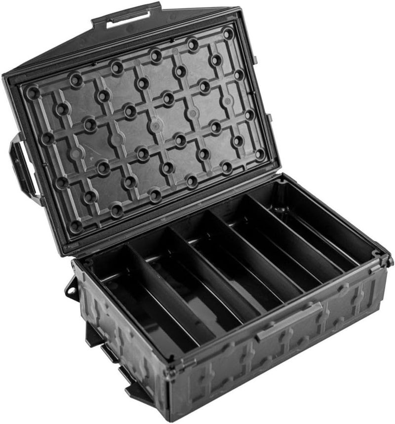 YakAttack TracPak 5x1 Inserts Two Pack | Half-Depth Organizers for Stackable Storage Box | 5 Compartments Each | Includes Stacking Tabs | Fits TracPak System | Made in USA - Image 2